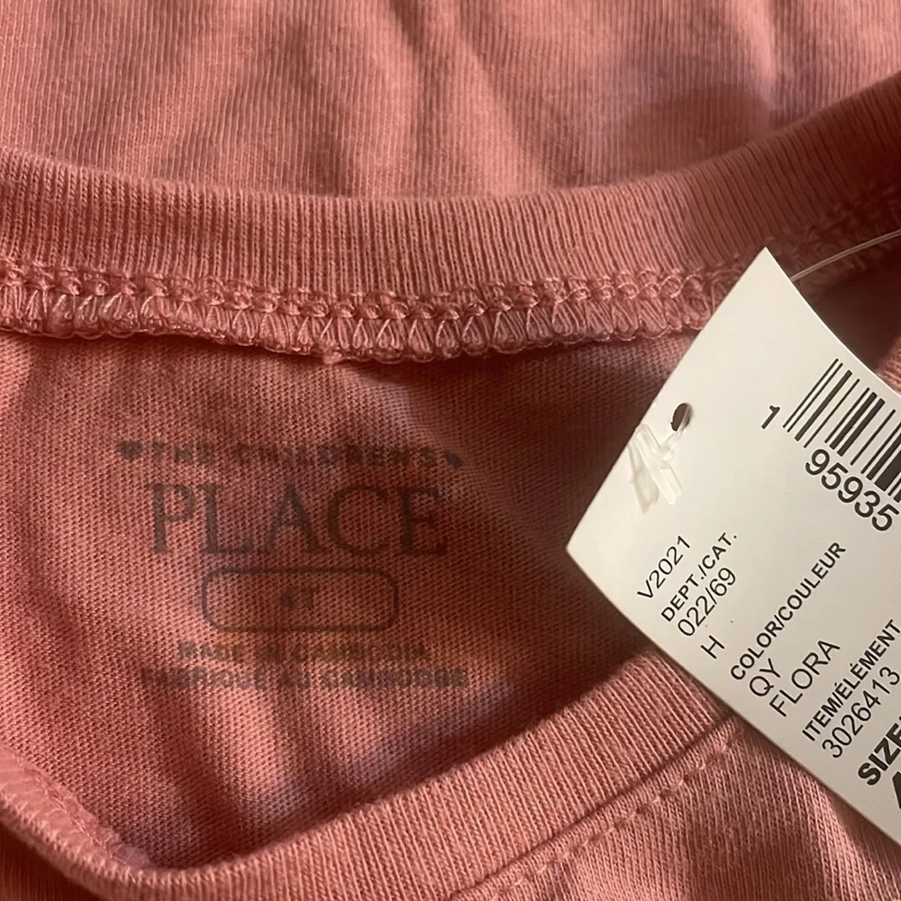 The children’s Place Tee girls short sleeve pink Daddys little princess top 4T
